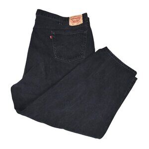 Levi’s 560 Black Jeans W54 L30 Comfort Fit Relaxed Faded Black